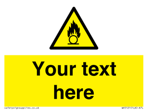 Custom Oxidising Sign